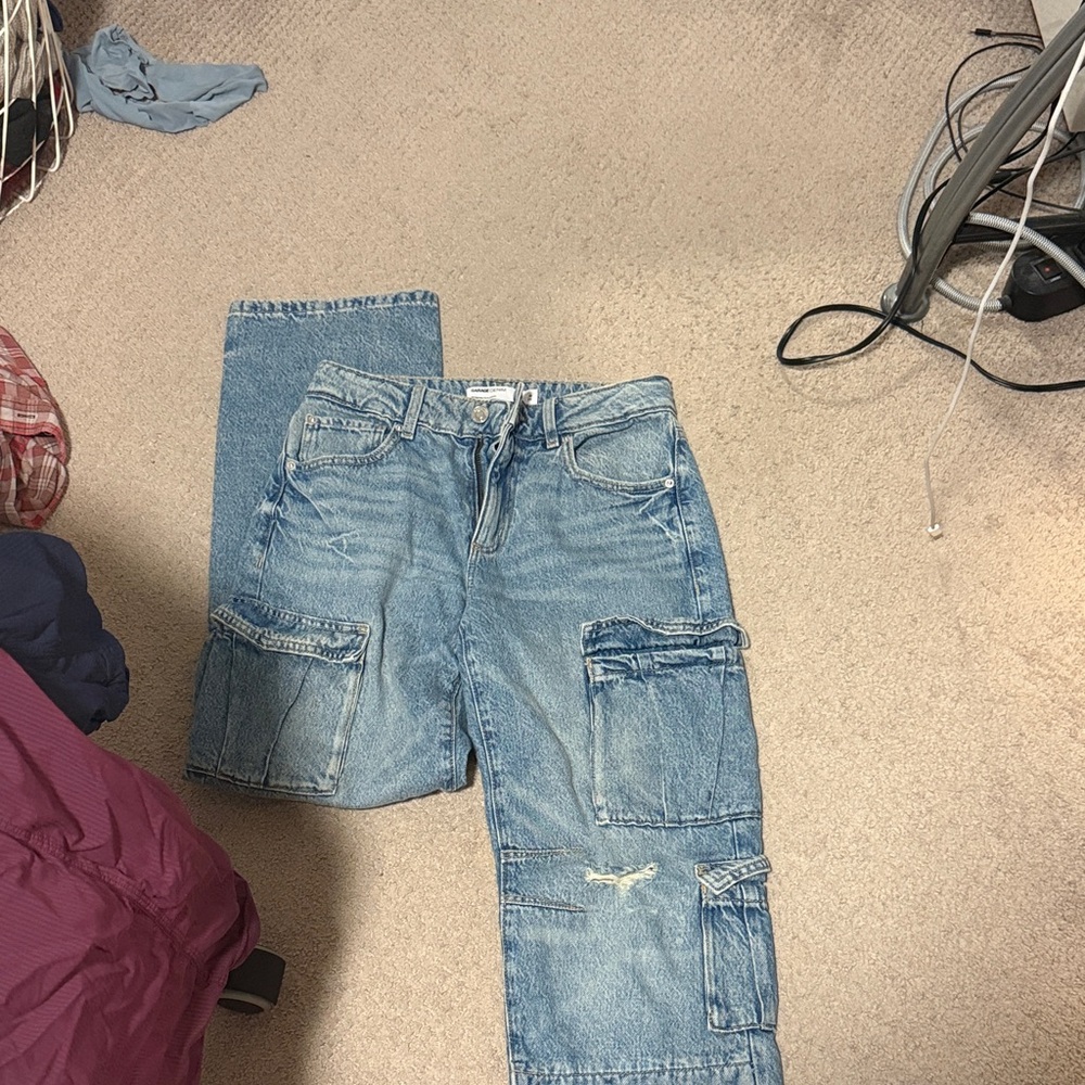 Garage Light Blue Boyfriend Jeans